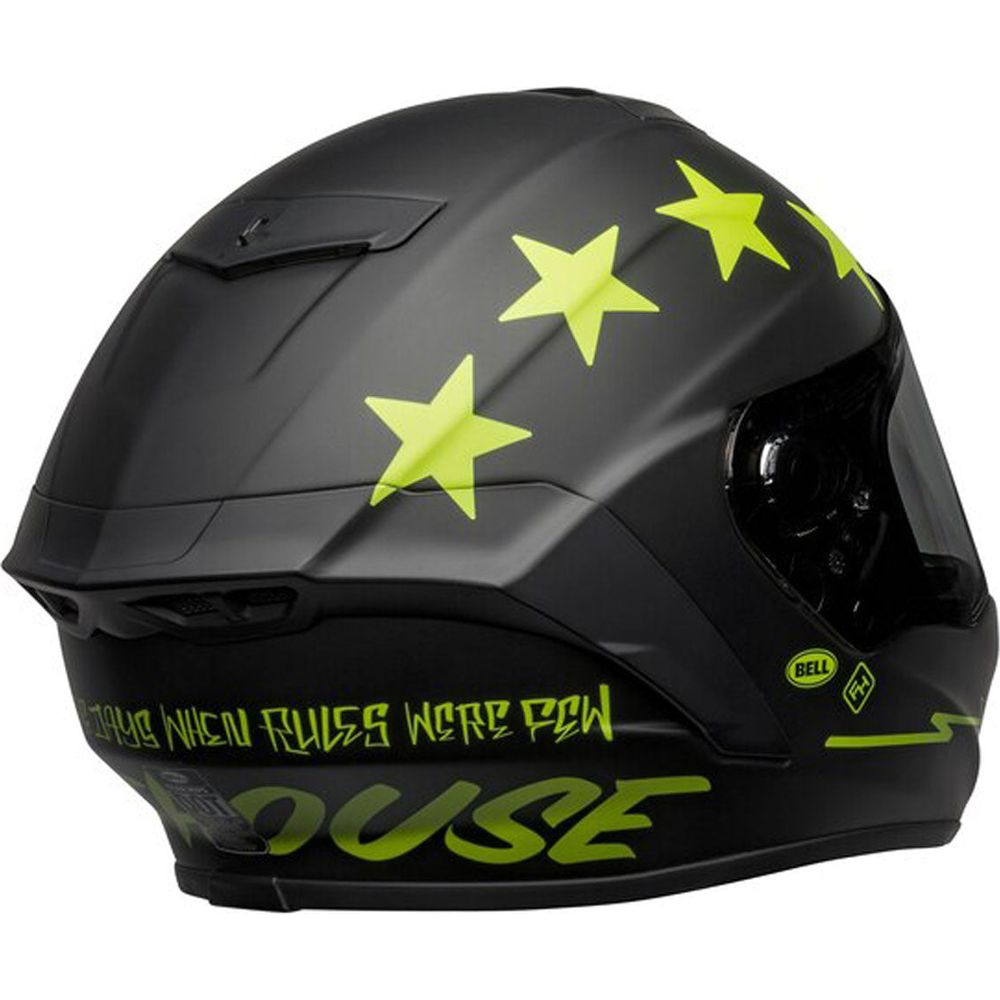 Bell Street Star DLX MIPS Fasthouse Full Face Helmet Hi-Viz Green / Matt Black