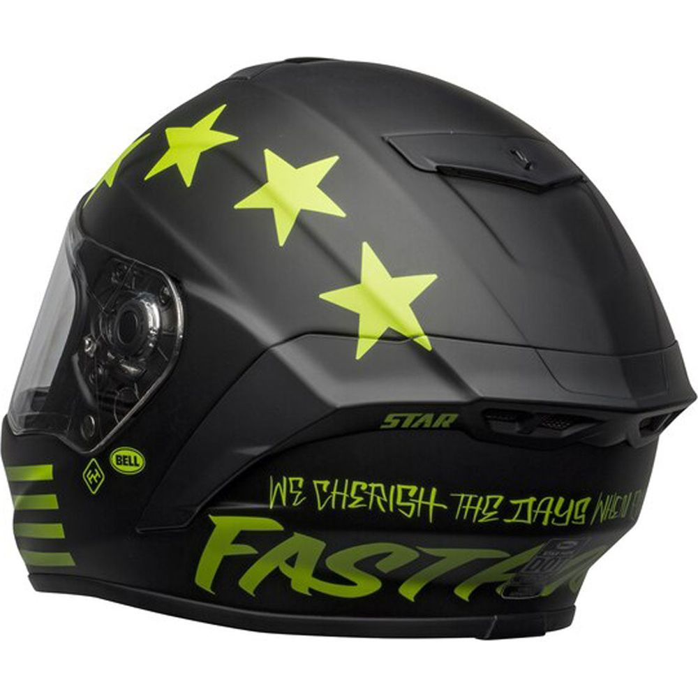 Bell Street Star DLX MIPS Fasthouse Full Face Helmet Hi-Viz Green / Matt Black