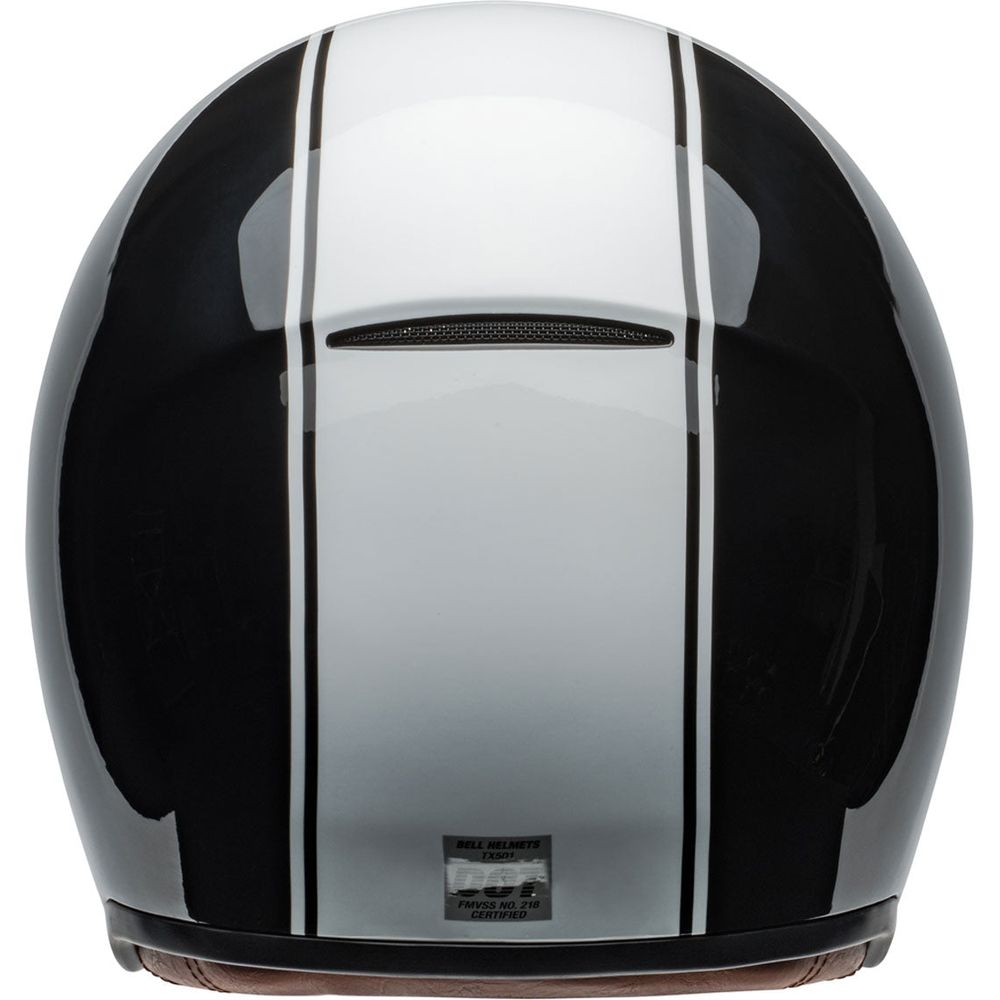 Bell TX501 Rally Open Face Helmet Gloss Black / White