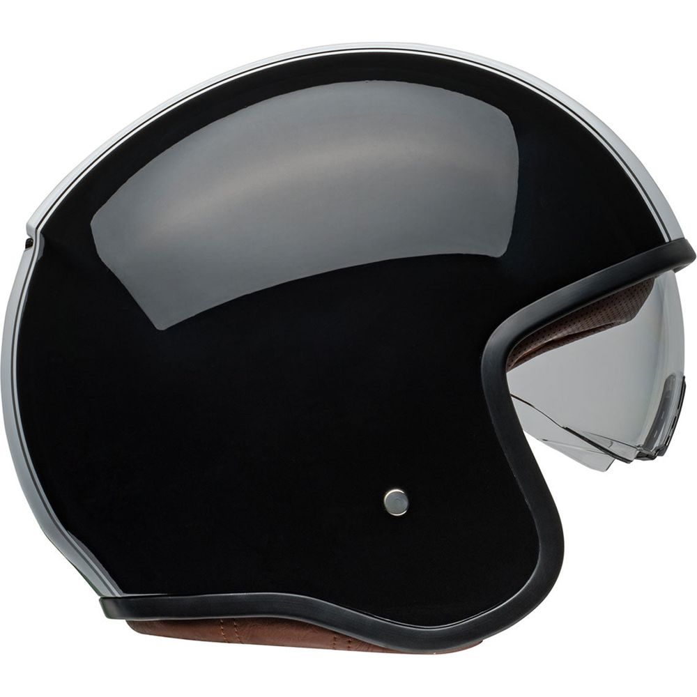 Bell TX501 Rally Open Face Helmet Gloss Black / White