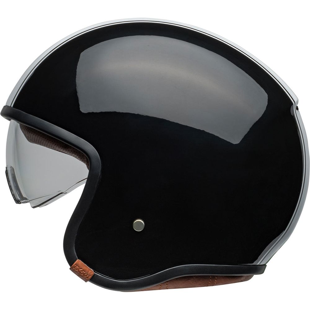 Bell TX501 Rally Open Face Helmet Gloss Black / White