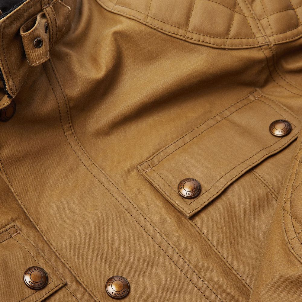 Belstaff Brooklands Waxed Cotton Jacket Sand