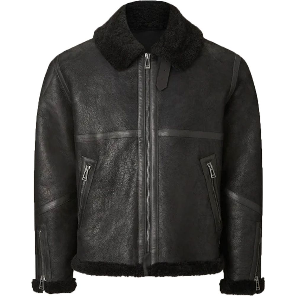 Belstaff Centenary Valiant Leather Jacket Black