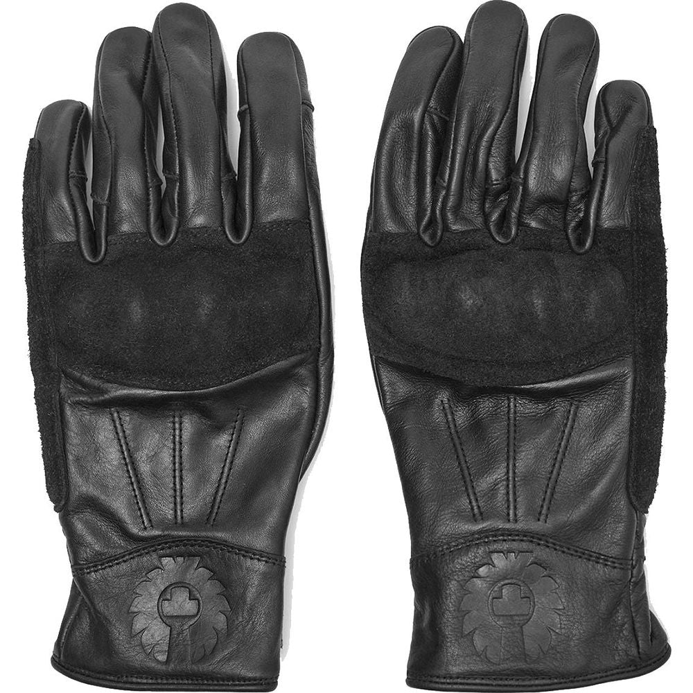 Belstaff Clinch Leather Gloves Black