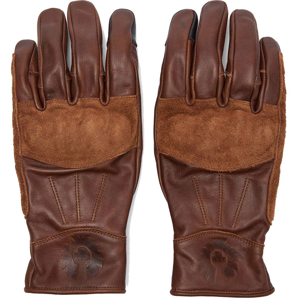 Belstaff Clinch Leather Gloves Tan