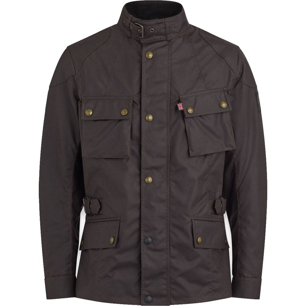 Belstaff Crosby Technical Waxed Cotton Jacket Mahogany