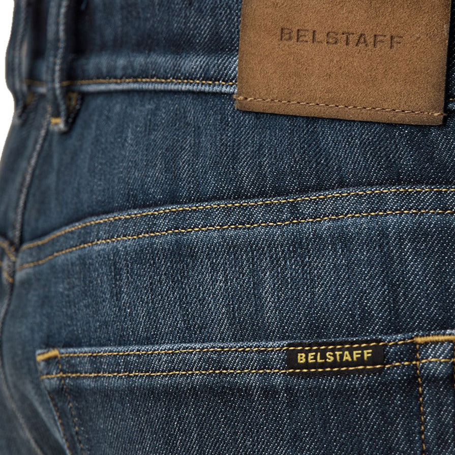 Belstaff Long Way Up Charley Denim Jeans Washed Indigo Blue