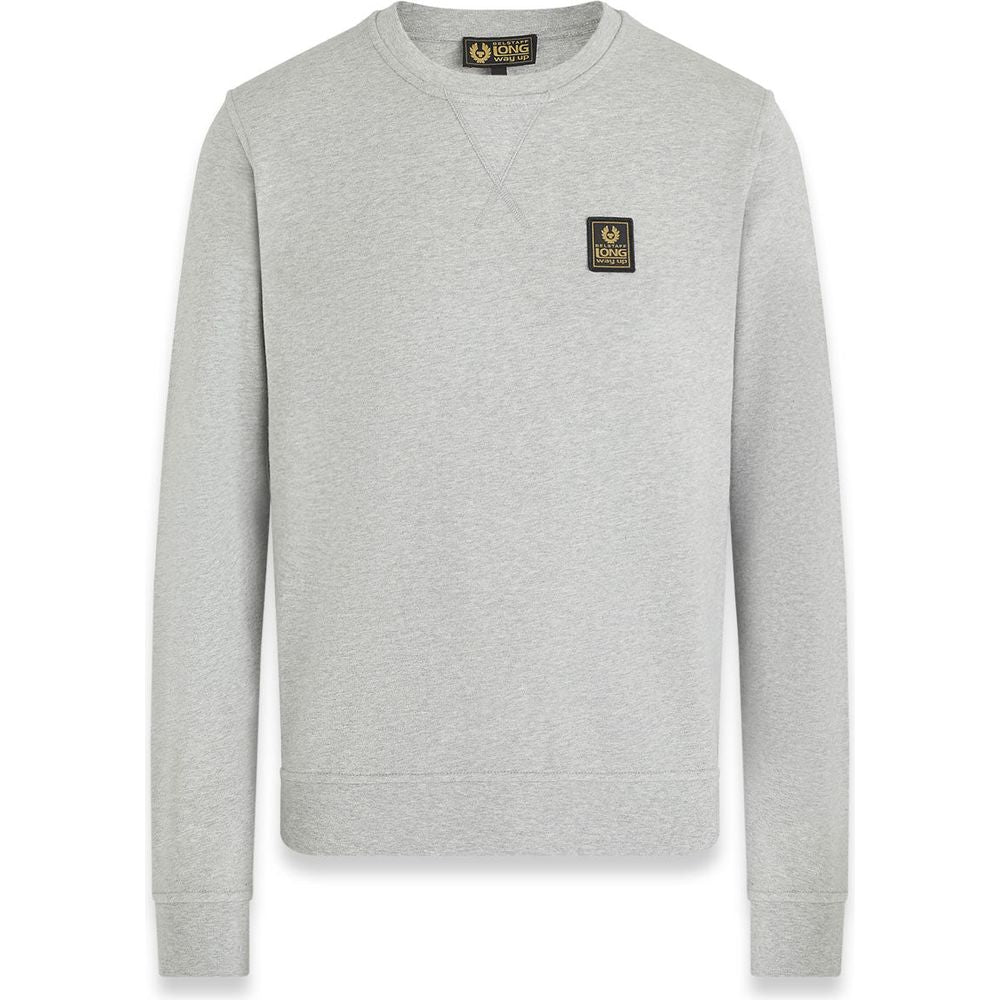 Belstaff Long Way Up Crew Neck Sweatshirt Grey Melange