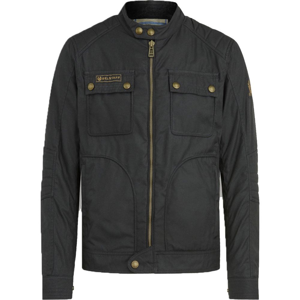 Belstaff Roberts Technical Waxed Cotton Jacket Black