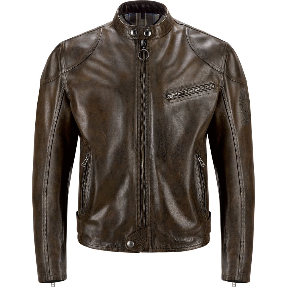 Belstaff Supreme Leather Jacket Black / Brown