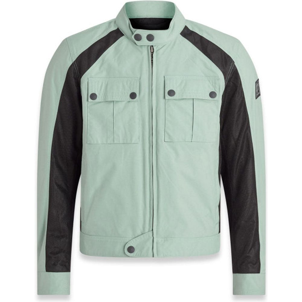 Belstaff Temple Textile Jacket Dark Steel Green