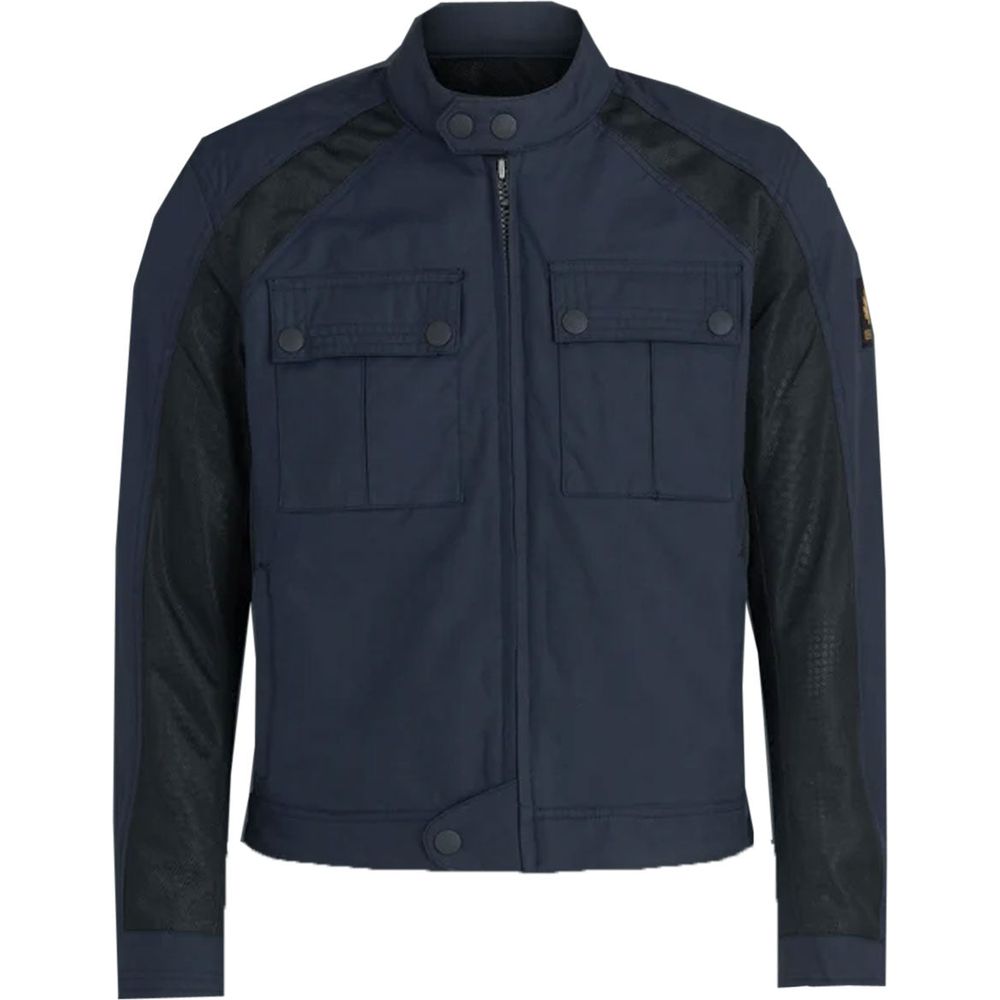 Belstaff Temple Technical Nylon Textile Jacket Dark Navy