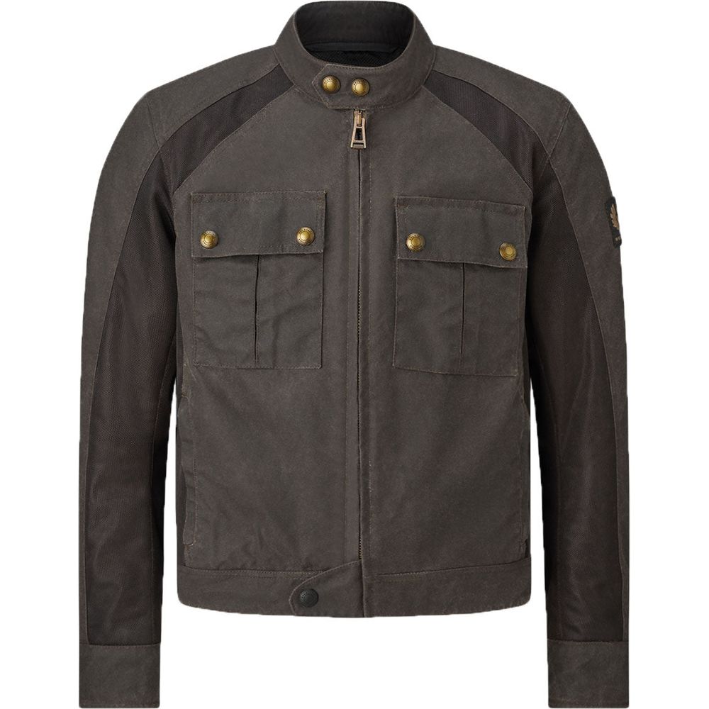 Belstaff Temple Technical Waxed Cotton Jacket Mahogany