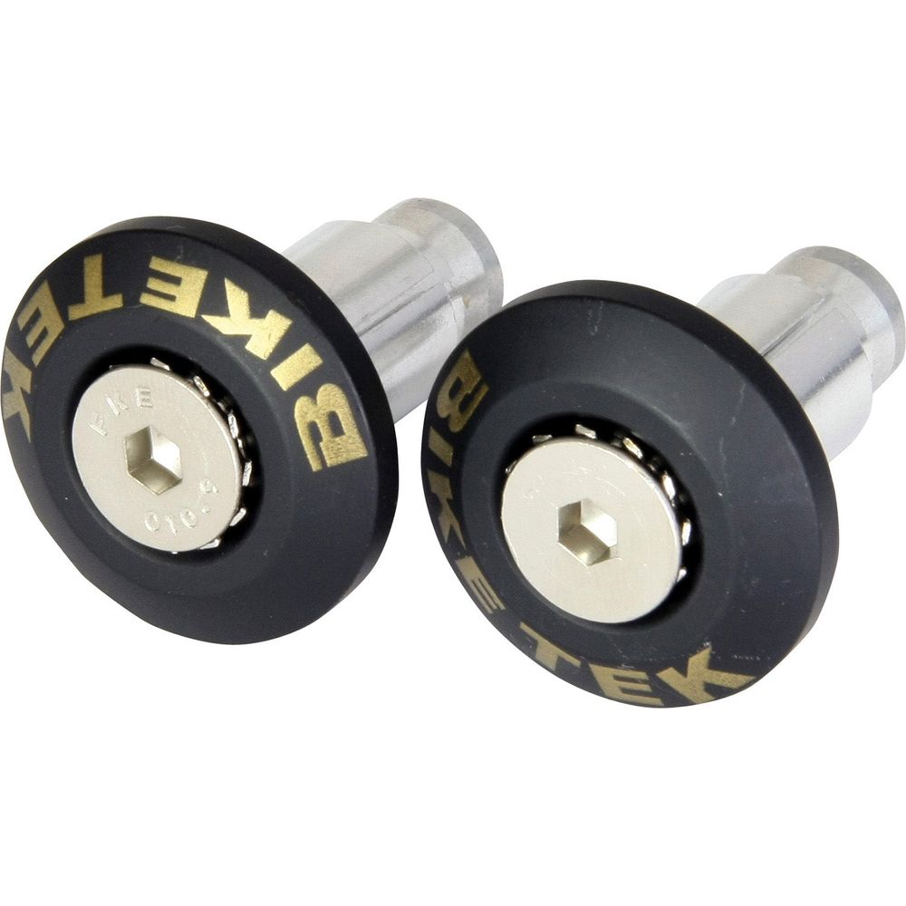 BikeTek Flush Fit Black 13 MM & 18 MM Bar Ends