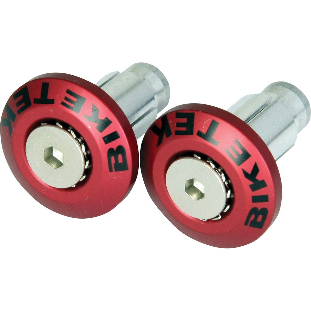 Bike It Flush Fit Bar Ends Red