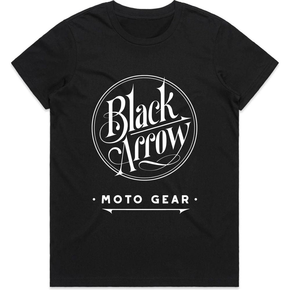 Black Arrow Logo Ladies T-Shirt Black