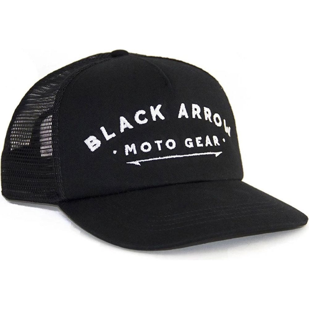 Black Arrow Logo Ladies Trucker Cap Black