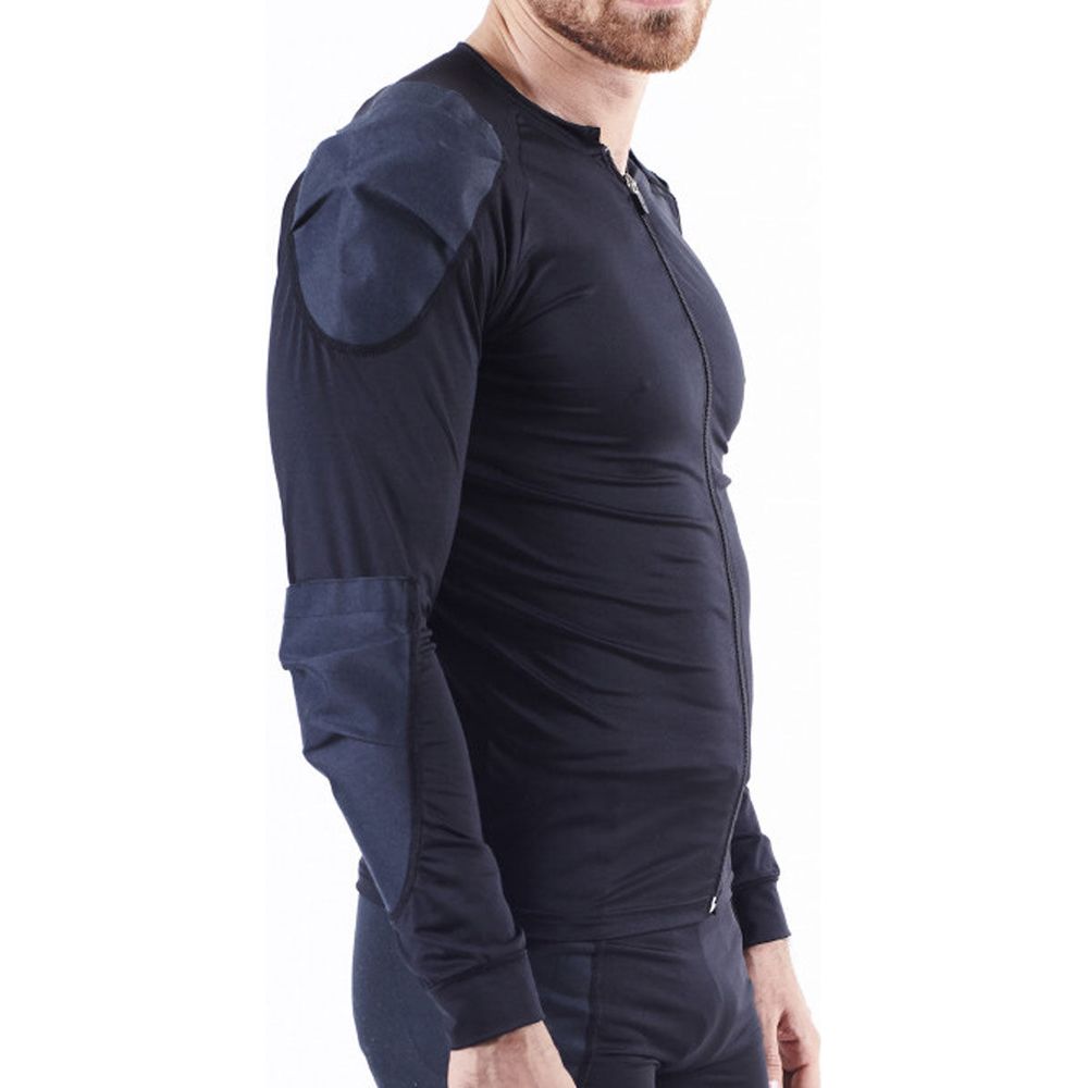 Bowtex Essential Poly / Aramid Base Layer Shirt Black - FREE UK Shipping, FREE 365 Day Returns | Moto Central