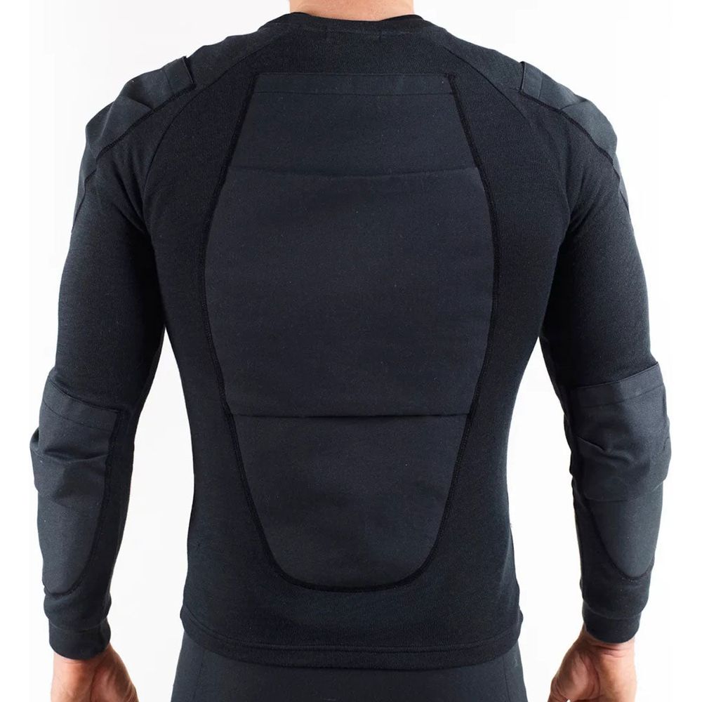 Bowtex Standard Aramid Base Layer Zip Shirt Black - FREE UK Shipping, FREE 365 Day Returns | Moto Central