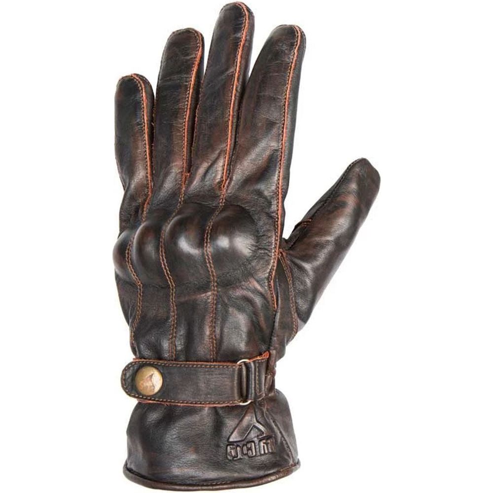 ByCity Elegant Leather Gloves Brown