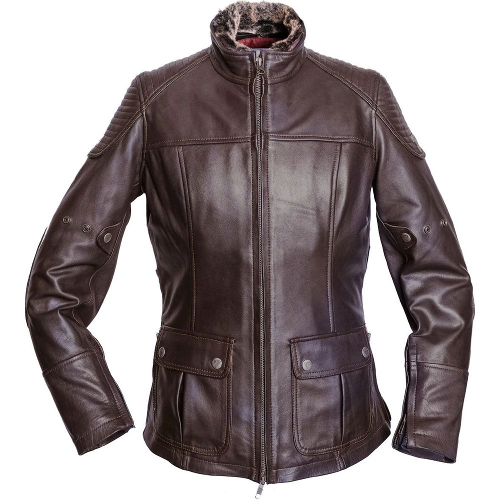 ByCity Legend 2 Ladies Leather Jacket Brown