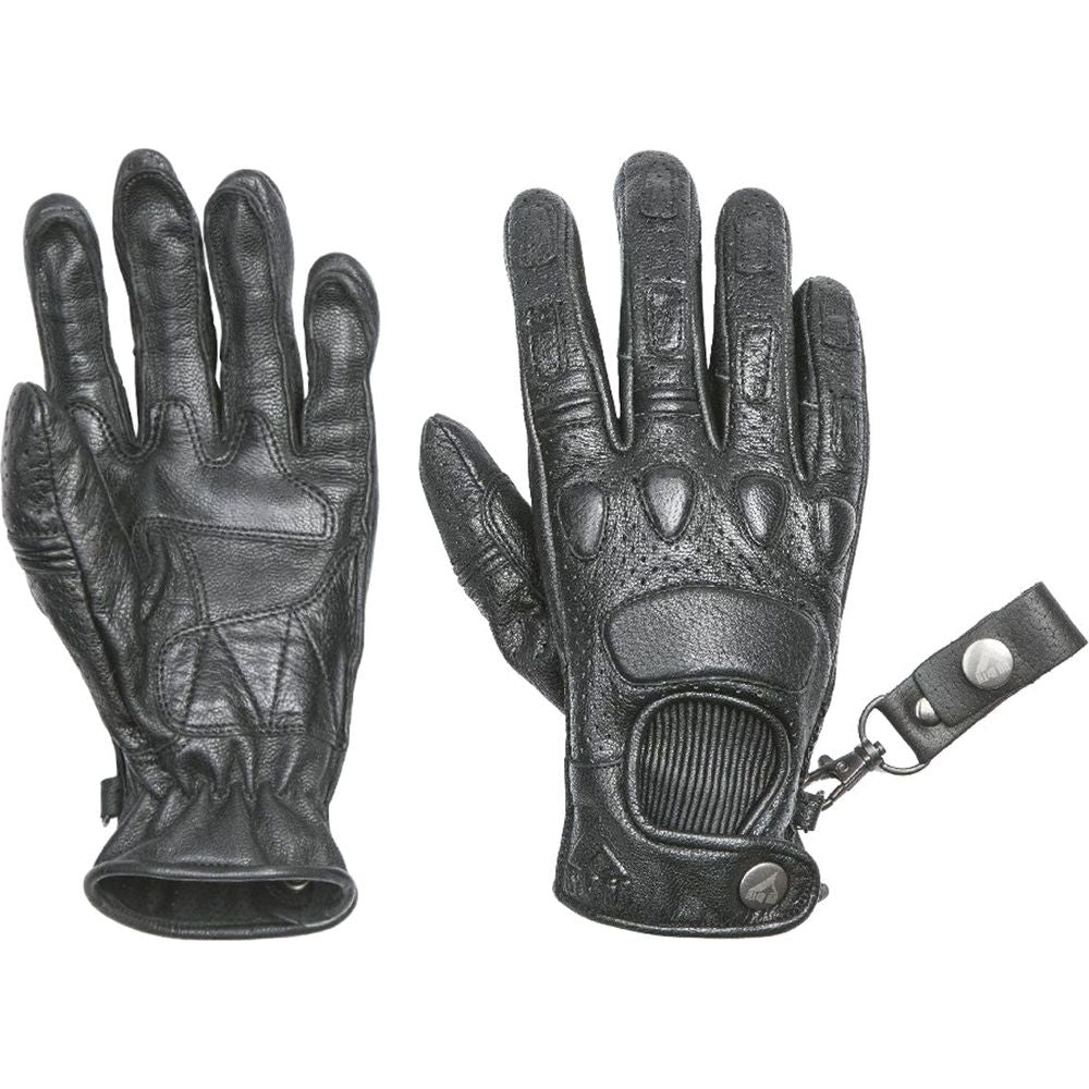 ByCity Pilot Leather Gloves Black