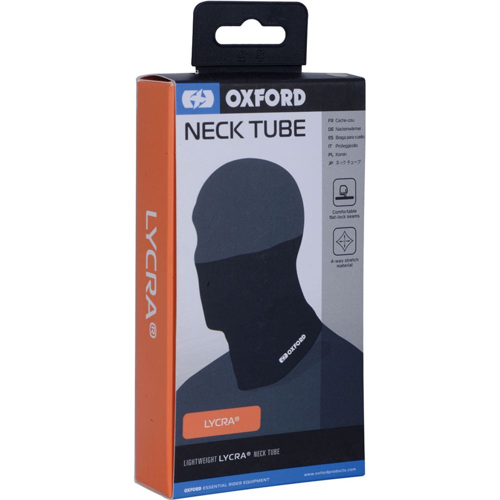 Oxford Neck Tube Lycra Black