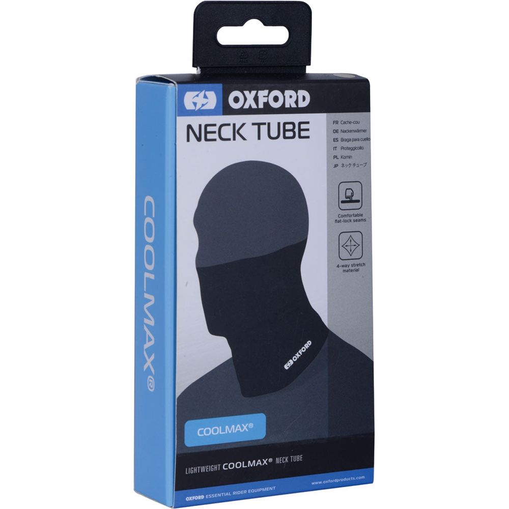 Oxford Neck Tube Coolmax Black