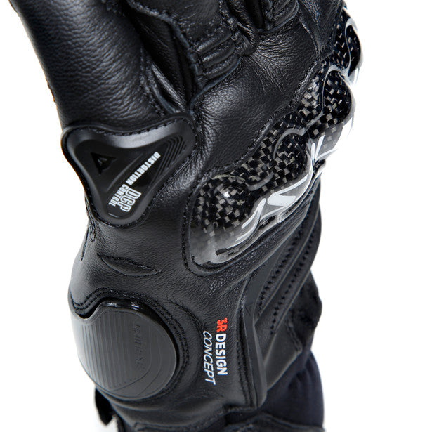 Dainese Carbon 4 Short Leather Gloves Black / Black