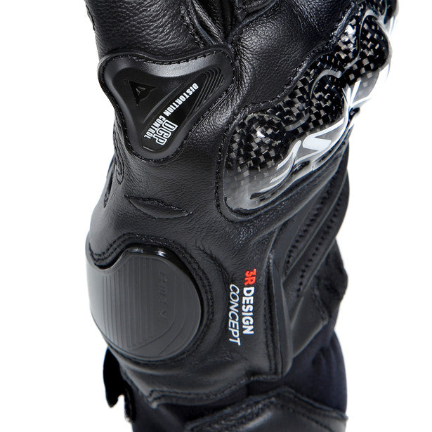 Dainese Carbon 4 Short Leather Gloves Black / Black