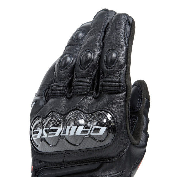 Dainese Carbon 4 Short Leather Gloves Black / Black