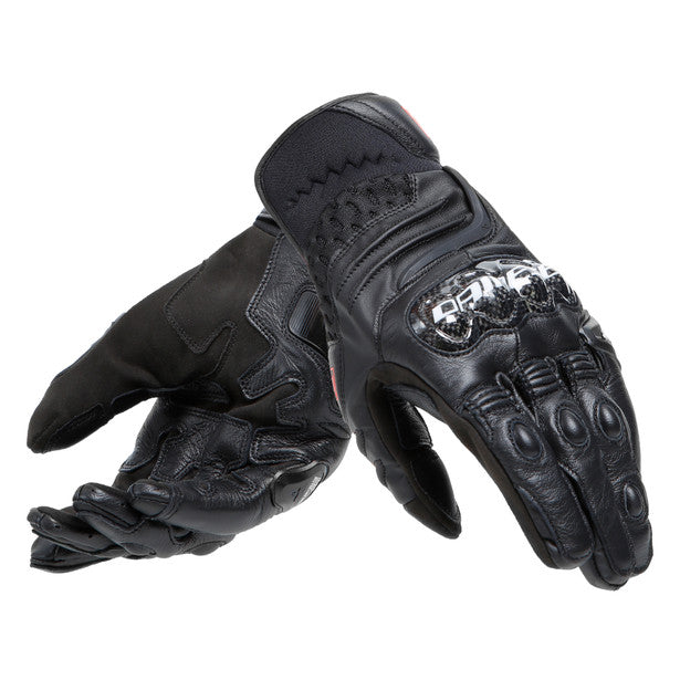 Dainese Carbon 4 Short Leather Gloves Black / Black