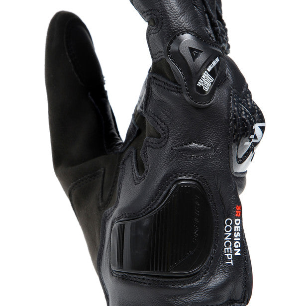 Dainese Carbon 4 Short Leather Gloves Black / Black