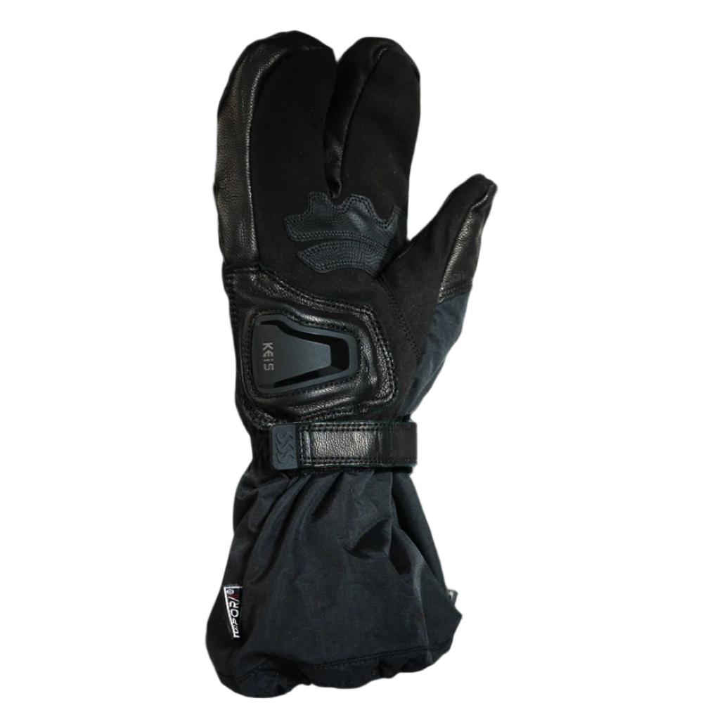 Keis Extreme G301 Premium Heated 3-Finger Textile Gloves - FREE UK Shipping, FREE 365 Day Returns | Moto Central