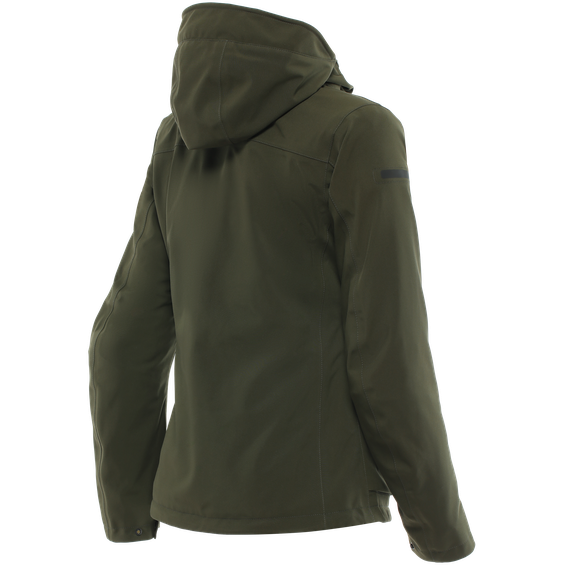 Dainese Centrale Absoluteshell Pro Ladies Hooded Textile Jacket Green