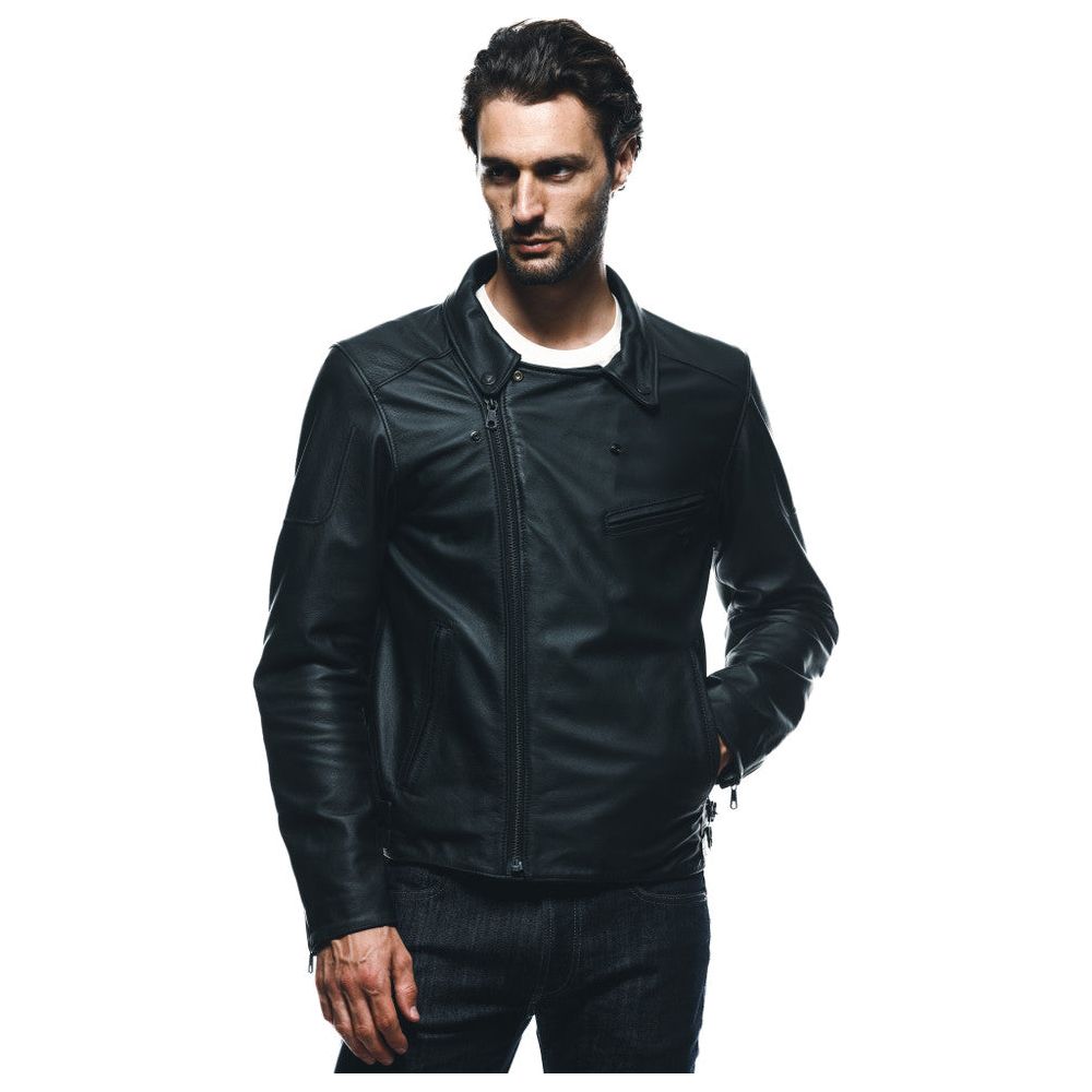 Dainese Chiodo Leather Jacket Black