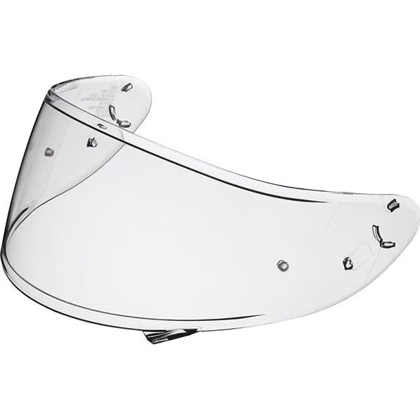 Shoei Visor CWR-F2R Clear Drilled & Plugged - FREE UK Shipping, FREE 365 Day Returns | Moto Central