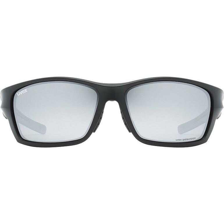 Uvex SP 232 Polarised Sunglasses Black / Silver - FREE UK Shipping, FREE 365 Day Returns | Moto Central