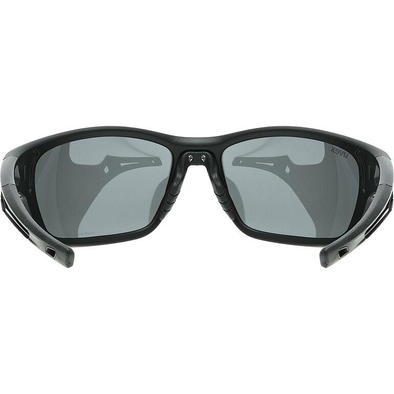 Uvex SP 232 Polarised Sunglasses Black / Silver - FREE UK Shipping, FREE 365 Day Returns | Moto Central