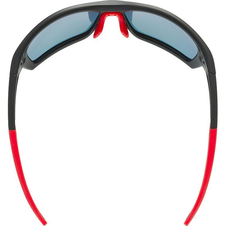 Uvex SP 232 Polarised Sunglasses Black / Red - FREE UK Shipping, FREE 365 Day Returns | Moto Central