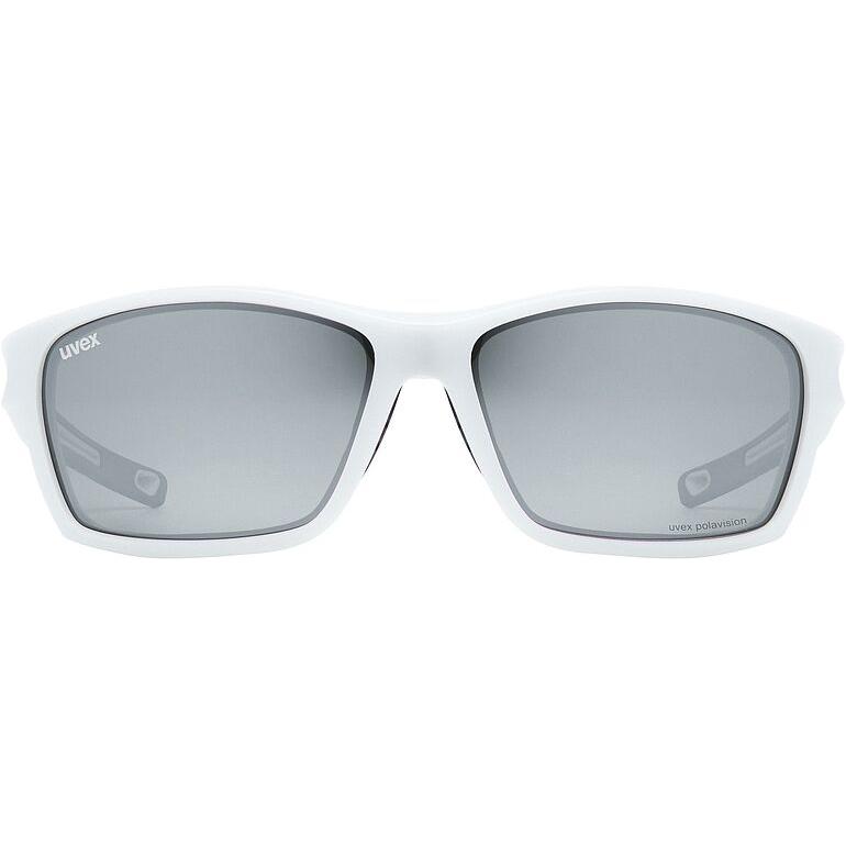 Uvex SP 232 Polarised Sunglasses Matt White