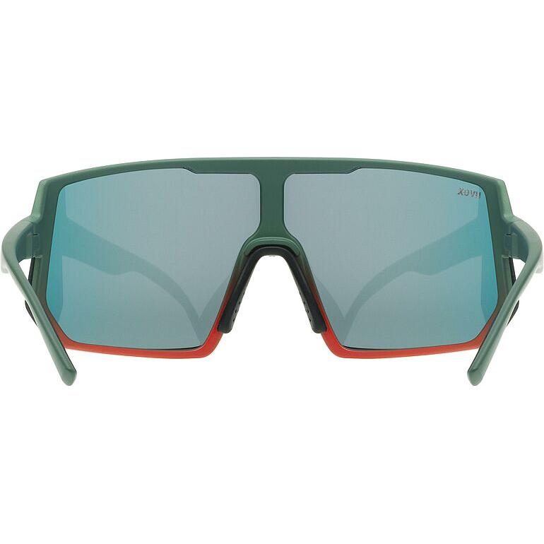 Uvex SP 235 Sunglasses Moss / Red