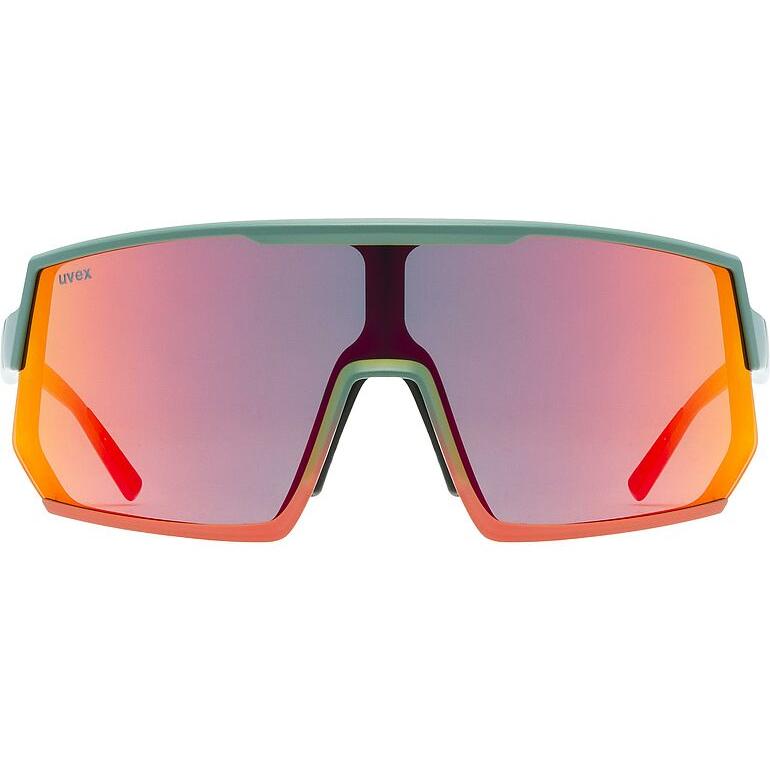 Uvex SP 235 Sunglasses Moss / Red