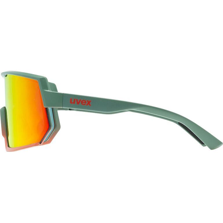 Uvex SP 235 Sunglasses Moss / Red