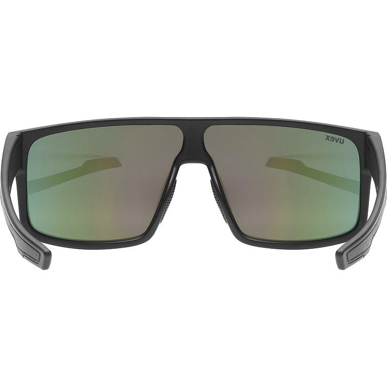 Uvex LGL 51 Sunglasses Matt Black / Red - FREE UK Shipping, FREE 365 Day Returns | Moto Central