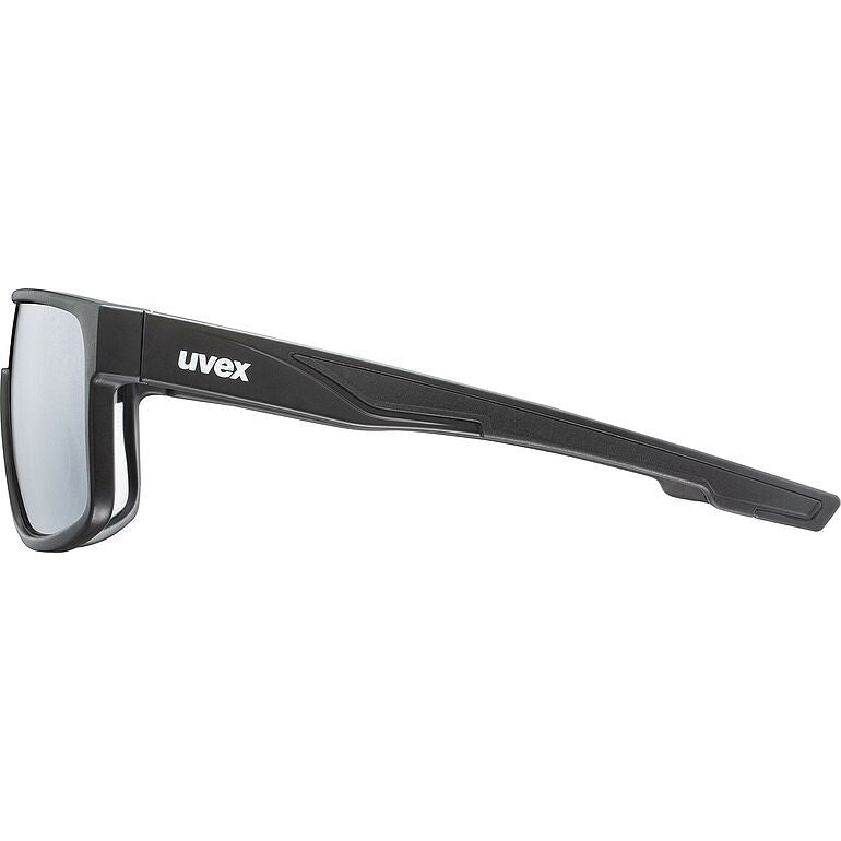 Uvex LGL 51 Sunglasses Matt Black / Silver