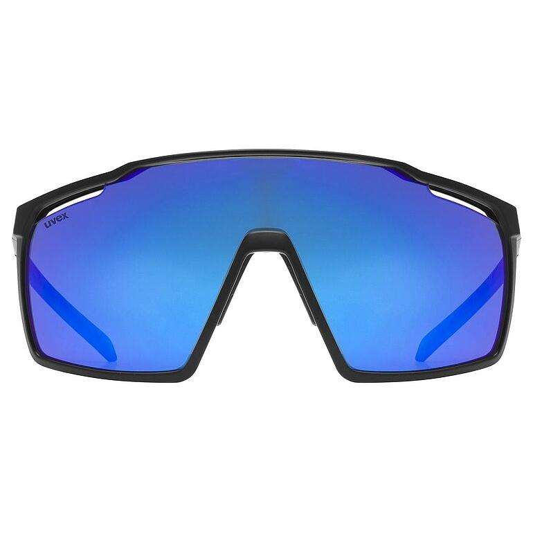 Uvex MTN Perform Sunglasses Black / Blue - FREE UK Shipping, FREE 365 Day Returns | Moto Central