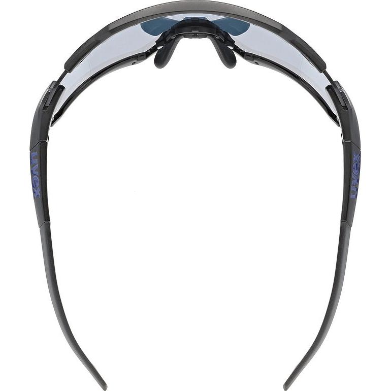 Uvex SP 228 Sunglass Black / Blue - FREE UK Shipping, FREE 365 Day Returns | Moto Central