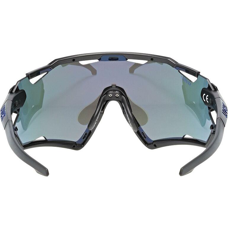 Uvex SP 228 Sunglass Black / Blue - FREE UK Shipping, FREE 365 Day Returns | Moto Central