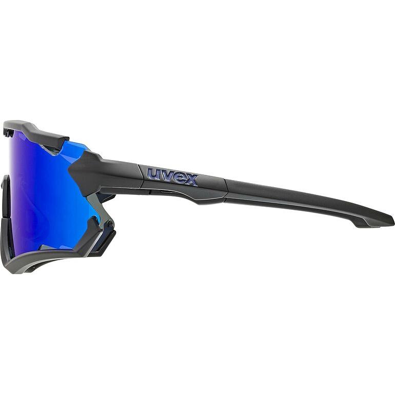 Uvex SP 228 Sunglass Black / Blue - FREE UK Shipping, FREE 365 Day Returns | Moto Central